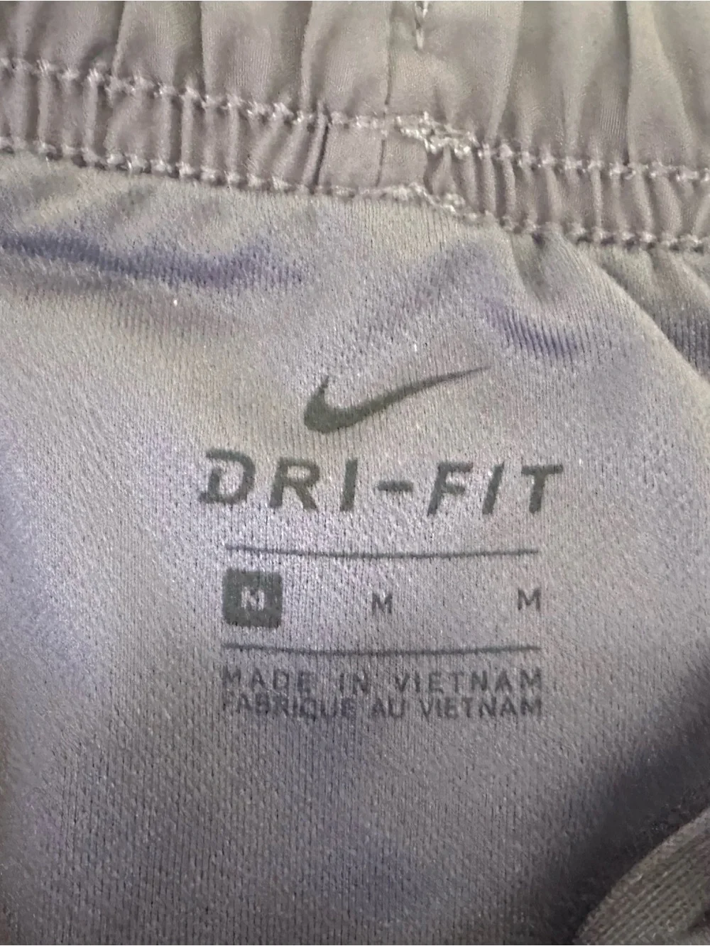 Nike Women's Tempo Dri-Fit Shorts Medium Purple/Gray Lightweight Mid-Rise GUC